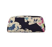 NBSKSDLK Borsa per il trucco con stampa di pipistrelli per donne e uomini astuccio da viaggio piccola borsa cosmetica con cerniera borse da toilette estetiche borse per penne estetiche borse