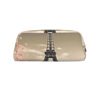 NBSKSDLK Borsa per il trucco con Torre di Parigi per donne e uomini, astuccio da viaggio, piccola borsa per cosmetici con cerniera, borse estetiche per penne estetiche, borse portaoggetti alla moda in