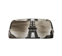 NBSKSDLK Borsa per il trucco con Torre Eiffel di Parigi per donne e uomini, astuccio da viaggio, piccola borsa per cosmetici con cerniera, borse estetiche per penne estetiche, borse portaoggetti alla