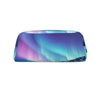 NBSKSDLK Borsa per il trucco delle luci del nord per donne e uomini astuccio da viaggio piccola borsa cosmetica con cerniera borse da toilette estetiche borse per penne estetiche borse portaoggetti