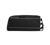 NBSKSDLK Classic Movie Clapboard Borsa per il trucco nera per donne uomini astuccio da viaggio piccola borsa cosmetica con cerniera Borse da toilette estetiche borse per penne estetiche borse