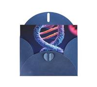 NBSKSDLK DNA Genetic Helix biglietti di auguri per tutte le occasioni biglietti vuoti con buste pop up biglietto di compleanno cartoline personalizzate biglietto di ringraziamento 10,2 x 15,2 cm