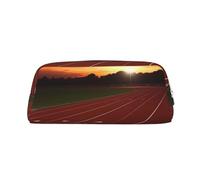 NBSKSDLK Dusk Running Track Makeup Bag per donne uomini astuccio da viaggio piccola borsa cosmetica con cerniera borse da toilette estetiche borse per penne estetiche borse portaoggetti alla moda