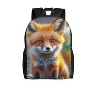 NBSKSDLK Fox Zaino per computer portatile da viaggio impermeabile zaino universitario uomo donna borsa per laptop casual zaino