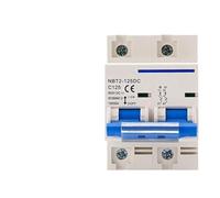 NBT2-125DC 2P PV Din Rail DC 600V 80A 100A 125A 10kA C Curve Solar Switch Mini Circuit Breaker MCB(100A)