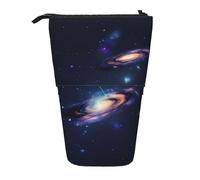 Nbtghga Astuccio telescopico con stampa di galassia nell'universo, astuccio per matite o trucchi, Nero , Taglia unica