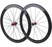 NBTRXWAFR 700C V/C Freno A Cerchio Ruote da Corsa 30 Mm 40 Mm 50 Mm Cerchi Biciclette Ruota Anteriore Ruota Posteriore Chiusura Rapida Mozzi con Cuscinetti Cassetta 7-12 Marce,Red hub,50mm