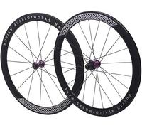NBTRXWAFR 700C V/C Freno A Cerchio Ruote da Corsa 30 Mm 40 Mm 50 Mm Cerchi Biciclette Ruota Anteriore Ruota Posteriore Chiusura Rapida Mozzi con Cuscinetti Cassetta 7-12 Marce,Purple hub,30mm