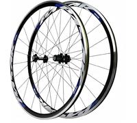 NBTRXWAFR Cerchi per Bici da Corsa 700C Superleggeri, mozzi per Freni a V con Cuscinetti sigillati per Cassette da 7-11 velocità, Ruote QR,Blu