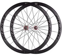 NBTRXWAFR Coppia Bici 700C Cerchio 40Mm Ruote A Sgancio Rapido Freno V/C Mozzo in Carbonio per Cassette A 7 8 9 10 11 velocità 1925G Ruote Biciclette Strada,Rosso