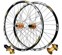 NBTRXWAFR Ruote da Bicicletta 26/27.5/29 Pollici in Lega di Alluminio Ibrido/MTB Hub HG Cuscinetto Sigillato 6 Fori Freno A Disco Mountain Rim per 7-12 velocità Cassetta 2250G,QR Pair,27.5inch