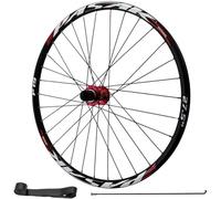 NBTRXWAFR Set di Ruote MTB 26/27,5/29 Pollici, Cerchio per Bicicletta in Lega di Alluminio HG Cuscinetto sigillato 142 mm Perno Passante 32H per Cassetta 7-12 velocità,Thru axle Rear,26inch