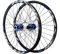 NBTRXWAFR Set di Ruote MTB con Perno Passante 26/27,5 Pollici, Freno A Disco in Lega di Alluminio HG Sealed Bearing 32H Ruota Anteriore E Posteriore 29ER Cerchio per 7-12 velocità 2215G,Blu,27.5inch