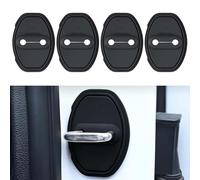 NBVGFGDF 4 Pezzi Copertura Protettiva Serratura Porta, per Tesla Model 3 Highland 2024 Coperchio Protezione Serratura Porta in Silicone Auto Silenzioso