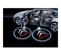 NBVGFGDF Auto Benvenuto Lampada, per Citroen ami AMI Xsara Picasso Berlingo C1 C2 C3 Aircross C4 Car Interior Atmosphere Lamp Luce della portiera dell'auto Proiettore Luci LED Benvenute Cortesia