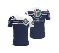 NBVGFGDF Maglietta da Uomo, per Alfa Romeo Tonale 2022 2023 2024 T-Shirt Girocollo Semplice, Cotone Morbidezza e Traspirabilit Uomo T-Shirt Maniche Corte Slim,XL
