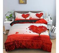 NBVGHJ Copripiumino Personalizzato Set Copripiumino per Albero Copripiumino Matrimoniale per Coppia Set Letto di Lusso Copripiumino Morbido 220×260CM