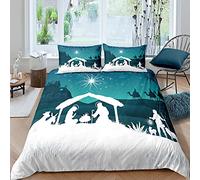 NBVGHJ Personalizza Il Set di Biancheria da Letto Copripiumino Stampato Natalizio Multi Size Home Decor Luxury 2 Persone Letto Matrimoniale 220×240CM