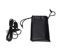 NBVGHPSRW Microfono Lavalier Clip On Cablato Mini Portatile, Microfono da Lapel con Interfaccia USB, Riduzione Rumori Alta Fedeltà per Telefoni e Fotocamere, Uscita Stereo Omnidirezionale pe