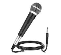 NBVGHPSRW YS - 226 Microfono cablato unidirezionale, microfono dinamico a bobina mobile portatile con filtro anti-pop in rete, cavo da per KTV, lettore DVD, amplificatore,