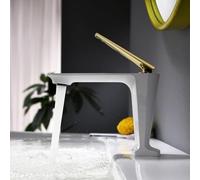 NBYGSC Faucetti Lavabo Gabinetto Acquedotto Termale-Celantino con Foro Unico Lavabo Accanto al Muro