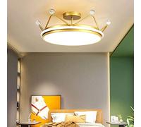 NBYGSC Lampadario del soffitto, Lampada a soffitto a soffitto Creativo Lampada a soffitto per Bambini Croona di Colore Crown Crown creatività per Bambini Boy's Bed's Girl Girl Smart Hanging
