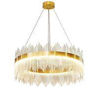 NBYGSC Lampadella di Rotondo Leggero, lampadario della personalità postmoderna -Lampada per Sala da Pranzo del Soggiorno Creativo Tubo di Vetro, 50 cm