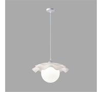 NBYGSC Lampadina Chandelier Creata da Fiori Creativi, Specchio di Vetro per Luminari a Soffitto, Pulsanti Sospesi, Lampade da Lettone da Camera, Illuminamento Decorativo per Stanze dei Figli