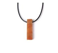 NBYGSC Minerali Grezzi Naturali Lucky Reiki ing Pietra di Quarzo Collana Gioielli Pendolo Occhio di Tigre Naturale Lazuli Collana di citrino Decorazioni di (Size : Red-Brown)