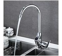 NBYGSC Rubinetti del Display a Temperatura, lavello Girevole a 360 ° in Ottone Ller RV Cucina per KITC