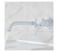 NBYGSC Rubinetto da Cucina del Bagno Nero Opaco Montato Parete Un Buco di Lavaggio dell'Acqua Fredda TAPPOUTO ROUTO Grana A BRASSITÀ BRASITÀ CRANA ()