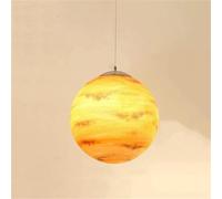 NBYGSC Sogno Planetario Creativo Resina Lampadine Pendentile Luce Universale Luna Marte Giove Saturno Sospensioni Filamenti Elettrici ()