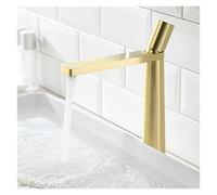 NBYGSC Spennamento Oro/Grigio/Nero Bacino Nero lavello Rubinetto del Bagno a Leva Singola