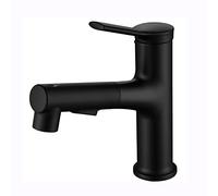 NBYGSC Spruzzatore estrattore Bacino Caldo e Freddo Mixer con 3 Modelli di spruzzatura estesibili Motivi a Manico Singolo Retrattile Rubinetto lavandino Bagno per lavabo