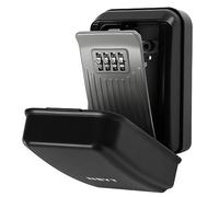 NBYT Scatola portachiavi portatile con serratura a combinazione, montaggio a parete, per nascondere una chiave esterna, scatola di sicurezza impermeabile per chiavi