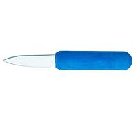 NC 1402 - Coltello da ostriche, in Acciaio Inox, con Manico Rotondo, Colore: Blu