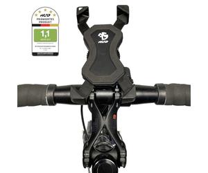 NC-17 Connect - Supporto universale per smartphone e cellulare, per bicicletta, moto, per iPhone, Galaxy, per navigatore e cellulare, colore: Nero