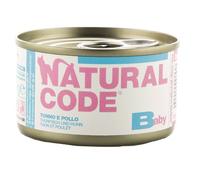 Natural Code Cat Kitten Baby Tonno e Pollo - Lattina Da 85 Gr - CONFEZIONE RISPARMIO