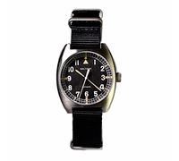 NC BALTANY W10 Tonneau Watch Homage Raf British Army Orologio da polso automatico da uomo in acciaio inossidabile NH38 (nylon strap)