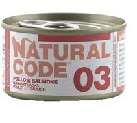 NATURAL CODE 03 POLLO & SALMONE 85 GR.