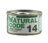 Natural Code 14 Cat Adult al Tonno e Verdure - Lattina Da 85 Gr - CONFEZIONE RISPARMIO