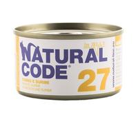 Natural Code 27 Cat Adult al Tonno e Surimi in Jelly - Natural Code 27 Cat Adult al Tonno e Surimi in Jelly - Lattina Da 85 Gr - CONFEZIONE RISPARMIO