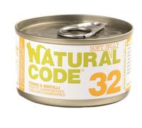 Natural Code 32 Cat Adult al Tonno e Mirtilli in Jelly - Natural Code 32 Cat Adult al Tonno e Mirtilli in Jelly - Lattina Da 85 Gr - CONFEZIONE RISPARMIO