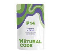 Natural Code P14 Cat Adult con Tonno e Zucca - Bustina Da 70 Gr - CONFEZIONE RISPARMIO