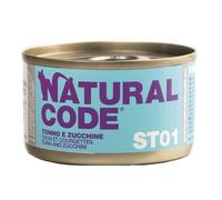 Natural Code ST01 Cat Adult Sterilizzato al Tonno e Zucchine - Natural Code ST01 Cat Adult Sterilizzato al Tonno e Zucchine - Lattina Da 85 Gr - CONFEZIONE RISPARMIO
