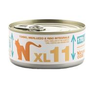 Natural Code XL 11 – Tonno, Merluzzo e Riso Integrale – 170 g