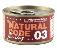 Natural code dog 03 tacchino e patate 90gr