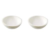 NC LLF Ceramica Crogiolo Ciotola Piatto Tazza Forno Fusione Fusione Fusione Affinamento Oro Argento (2pcs 1000g)