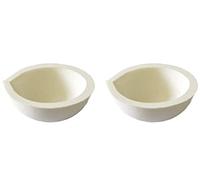 NC LLF Ceramica Crogiolo Ciotola Piatto Tazza Forno Fusione Fusione Fusione Affinamento Oro Argento (2pcs 250g)