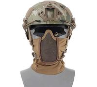 NC Maschera A Rete Passamontagna dal Design Pieghevole, Pistola Ad Aria Compressa Tattica con Protezione Integrale Passamontagna Maschera A Rete Stile Ninja